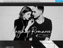 Tablet Screenshot of flagshipromance.com
